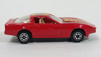 Yatming Chevrolet Corvette 'Vice' 38 Red No. 1038 Die Cast Toy Car Vehicle