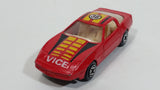 Yatming Chevrolet Corvette 'Vice' 38 Red No. 1038 Die Cast Toy Car Vehicle