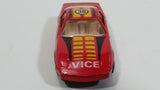 Yatming Chevrolet Corvette 'Vice' 38 Red No. 1038 Die Cast Toy Car Vehicle