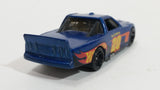 2015 Hot Wheels Race Team Circle Trucker Truck Dark Blue Die Cast Toy Car Vehicle