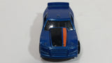 2015 Hot Wheels Race Team Circle Trucker Truck Dark Blue Die Cast Toy Car Vehicle