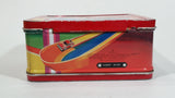 1997 Hot Wheels Hallmark Small Metal Lunch Box Car Carrying Case Numbered 6E/3542