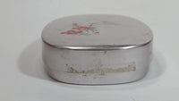 Japanese Yakyu Brand Aluminum Works Container with Pink Floral Pattern Container