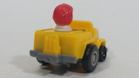 1985 McDonald's Happy Meal Fast Macs Ronald McDonald Character Pink Pull Back Toy Car Vehicle - Treasure Valley Antiques & Collectibles