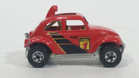 1998 Hot Wheels Baja Bug Volkswagen VW Beetle Red Die Cast Toy Car Vehicle