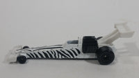 1993 Hot Wheels Dragster Funny Car White Black Die Cast Toy Race Car Vehicle McDonald's Happy Meal