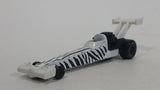 1993 Hot Wheels Dragster Funny Car White Black Die Cast Toy Race Car Vehicle McDonald's Happy Meal