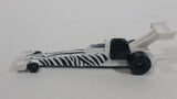 1993 Hot Wheels Dragster Funny Car White Black Die Cast Toy Race Car Vehicle McDonald's Happy Meal