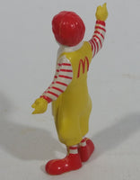Vintage 1985 McDonald's Ronald McDonald Clown Waving PVC Toy Figure - 2 3/4" Tall