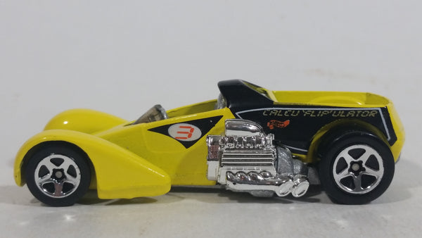 2000 Hot Wheels Secret Code Screamin' Hauler Yellow Black Die Cast Toy Car Vehicle