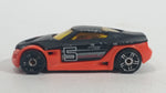 HTF 2005 Hot Wheels First Editions Symbolic Black and Dark Orange Die Cast Toy Car Vehicle