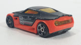 HTF 2005 Hot Wheels First Editions Symbolic Black and Dark Orange Die Cast Toy Car Vehicle