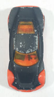 HTF 2005 Hot Wheels First Editions Symbolic Black and Dark Orange Die Cast Toy Car Vehicle