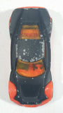 HTF 2005 Hot Wheels First Editions Symbolic Black and Dark Orange Die Cast Toy Car Vehicle