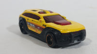 2014 Hot Wheels City Rescue HW Pursuit Yellow Die Cast Fire Rescue Toy Car Vehicle