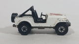 1982 Hot Wheels Jeep CJ-7 White Die Cast Toy Car Vehicle - Treasure Valley Antiques & Collectibles