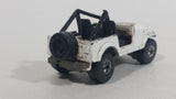 1982 Hot Wheels Jeep CJ-7 White Die Cast Toy Car Vehicle - Treasure Valley Antiques & Collectibles