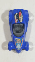 2003 Hot Wheels World Race Series Wave Ripper Surf Boarder Dark Blue Die Cast Toy Car Vehicle - McDonald's Happy Meal