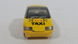 1995 Hot Wheels Chevy 'Lumina Minivan' Yellow Taxi Plastic Body Die Cast Toy Car Van Vehicle