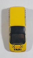 1995 Hot Wheels Chevy 'Lumina Minivan' Yellow Taxi Plastic Body Die Cast Toy Car Van Vehicle