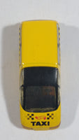 1995 Hot Wheels Chevy 'Lumina Minivan' Yellow Taxi Plastic Body Die Cast Toy Car Van Vehicle