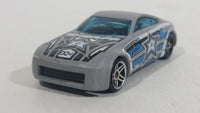 2003 Hot Wheels Nissan Z John Brown 004 Sheriff Police Cop Flat Grey Die Cast Toy Car Vehicle