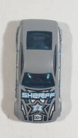 2003 Hot Wheels Nissan Z John Brown 004 Sheriff Police Cop Flat Grey Die Cast Toy Car Vehicle