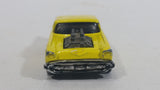 Very Rare 1999 Hot Wheels Arco Hauler '57 Chevy Exposed Engine Limited Edition Yellow Die Cast Toy Car Hot Rod Vehicle