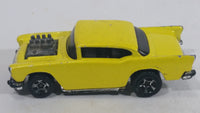 Very Rare 1999 Hot Wheels Arco Hauler '57 Chevy Exposed Engine Limited Edition Yellow Die Cast Toy Car Hot Rod Vehicle