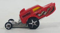 2014 Hot Wheels Off-Road Dare Devils Poppa Wheelie Red Die Cast Toy Car Vehicle