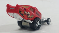 2014 Hot Wheels Off-Road Dare Devils Poppa Wheelie Red Die Cast Toy Car Vehicle