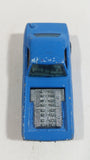 VHTF RARE Vintage 1971 Hot Wheels Bye Focal Red Lines Enamel Blue Die Cast Toy Car Vehicle Original Hong Kong