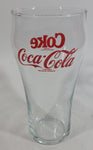 Coca-Cola Coke Soda Pop Red Lettering 6" Tall Glass Fountain Cup Collectible