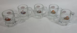 1990s Special Edition A & W Miniature Root Beer Mugs - Grandpa, Papa, Mama, Teen, Baby Set of 5