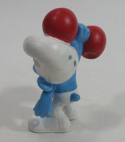 2011 Peyo "Hefty" Weight Lifting Body Builder PVC Toy Figure McDonald's Happy Meal