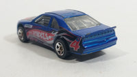 2002 Hot Wheels T-Bird Stocker #4 Metallic Blue Die Cast Toy Race Car Vehicle