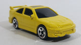 2001 Hot Wheels Honda Civic Yellow Die Cast Toy Car Vehicle McDonald's Happy Meal