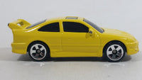 2001 Hot Wheels Honda Civic Yellow Die Cast Toy Car Vehicle McDonald's Happy Meal