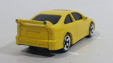 2001 Hot Wheels Honda Civic Yellow Die Cast Toy Car Vehicle McDonald's Happy Meal