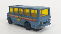 Vintage Corgi Juniors Mercedes-Benz School Bus Light Blue Die Cast Toy Car Vehicle