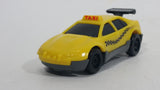 1997 Hot Wheels McDonald's Taxi Plastic Body Yellow Die Cast Toy Car Vehicle McDonald's Happy Meal