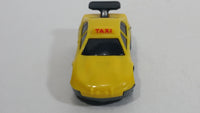 1997 Hot Wheels McDonald's Taxi Plastic Body Yellow Die Cast Toy Car Vehicle McDonald's Happy Meal