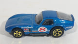 2013 Hot Wheels Shelby Cobra Daytona Coupe Teal Blue Die Cast Toy Muscle Car Vehicle