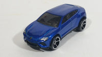 2016 Hot Wheels Hot Trucks Lamborghini Urus Blue Die Cast Toy Car Vehicle