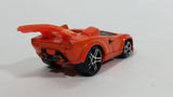 2004 Hot Wheels First Editions Tooned Lamborghini Countach Orange Die Cast Toy Exotic Super Car Vehicle