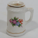 Our Own Import Japan Bone China Beer Stein Shaped Toothpick Holder 2" Tall