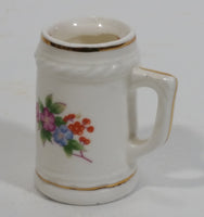 Our Own Import Japan Bone China Beer Stein Shaped Toothpick Holder 2" Tall