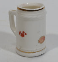 Our Own Import Japan Bone China Beer Stein Shaped Toothpick Holder 2" Tall