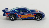 2014 Hot Wheels Race Team Circle Tracker Metalflake Blue Die Cast Toy Car Vehicle