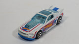 2013 Hot Wheels Racing Race Team '13 Ford Mustang GT White Die Cast Toy Car Vehicle